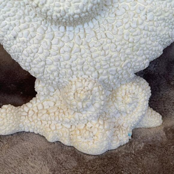 Royal Haeger Shell Vase Nautilus Textured Pebbled Cornucopia Nautical Sea READ - Picture 9 of 16